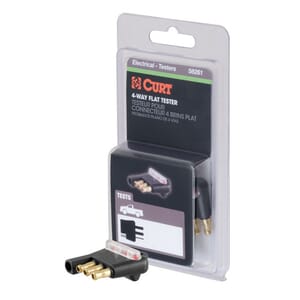 Curt 4-Way Flat Connector Tester (Packaged) - 58261