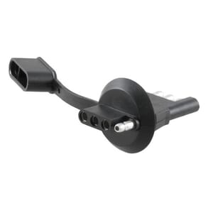 Curt 4-Way Flat License Plate Light Plug Adapter - 58404