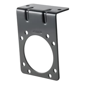 Curt Connector Mounting Bracket for 7-Way RV Blade (Heavy-Duty, Black) - 58510