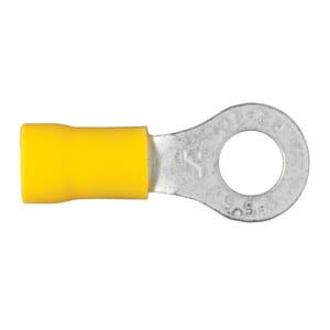 Curt Ring Terminals (12-10 Wire Gauge, 1/4" Stud Size, 100-Pack) - 59534