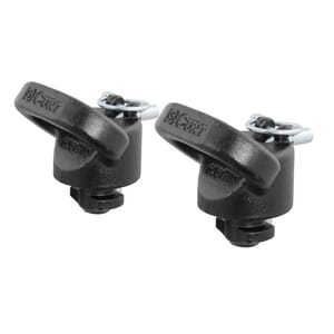 Curt OEM Puck System Gooseneck Safety Chain Anchors, Ram (30K) - 60617