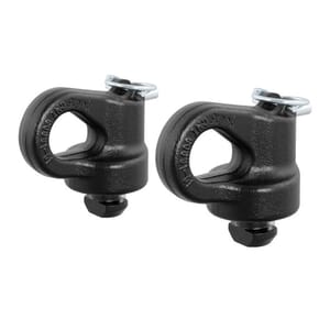 Curt OEM Puck System Gooseneck Safety Chain Anchors, Chevy, Ford, GMC, Nissan (38K) - 60691