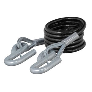 Curt Replacement 84" x 3/8" Diameter Tow Bar Safety Cable with Hooks (7,500 lbs) - 70008