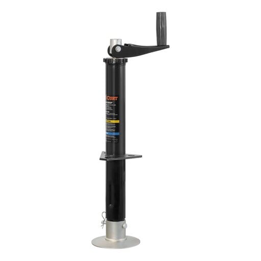 Lippert® Quick Drop Drill-Operated Tongue Jack, 2,000 lbs, 14" Travel - 733926