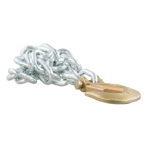Curt 35" Safety Chain with 1 Clevis Hook (11,700 lbs, Clear Zinc) - 80314