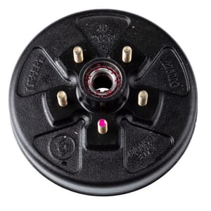 Lippert® 10" RV Brake Drum Hub Assembly for 3,500-lb. Axle - 5 on 4.5", 1/2" Stud - 814200
