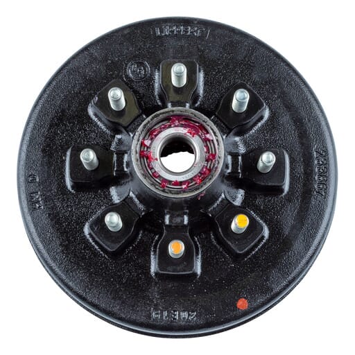 Dexter® Axle Dexter Drum 7K axle, 8-6.50 BC, Studded 9/16