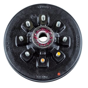 Lippert® RV Brake Drum Hub Assembly for 7,000-lb. Axle - 8 on 6.5", 9/16" Stud - 814204