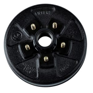 Lippert® 10" Brake Drum Hub Assembly for 3,500-lb. Axle - 5 on 4.5", 1/2" Stud - 814210