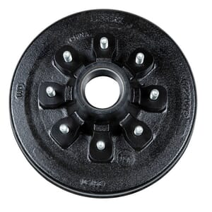 Lippert® 12" Brake Drum Hub Assembly for 7,000-lb. Axle - 8 on 6.5", 1/2" Stud - 814212