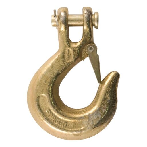 Curt 3/8" Safety Latch Clevis Hook (18,000 lbs, 7/16" Pin) - 81560