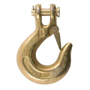 Curt 3/8" Safety Latch Clevis Hook (18,000 lbs, 7/16" Pin) - 81560