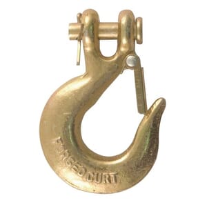 Curt 1/4" Safety Latch Clevis Hook (12,600 lbs, 1/4" Pin) - 81940