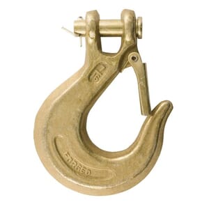 Curt 7/16" Safety Latch Clevis Hook (40,000 lbs, 7/16" Pin) - 81970