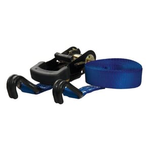 Curt 16' Blue Cargo Strap with J-Hooks (733 lbs.) - 83019
