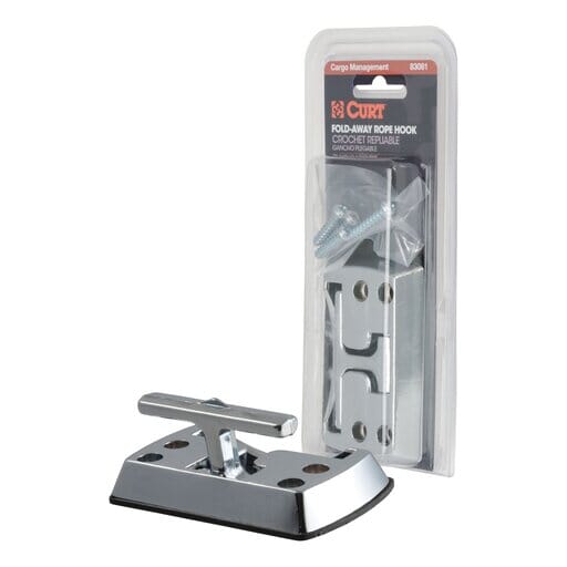 Curt Fold-Away Rope Hook (1,200 lbs, Packaged) - 83061