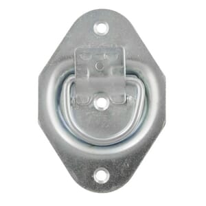 Curt 1-3/8" x 1-7/8" Recessed Tie-Down Ring (1,200 lbs, Clear Zinc) - 83601