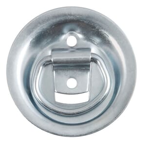 Curt 1-1/8" x 1-5/8" Recessed Tie-Down Ring (1,000 lbs, Clear Zinc) - 83710