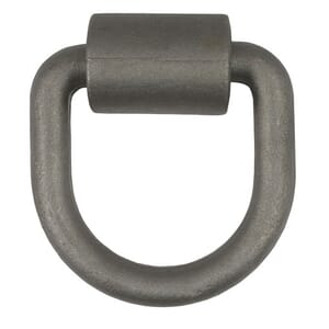 Curt 3" x 3" Weld-On Tie-Down D-Ring (6,100 lbs, Raw Steel) - 83750
