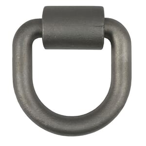 Curt 3" x 3" Weld-On Tie-Down D-Ring (8,833 lbs, Raw Steel) - 83760