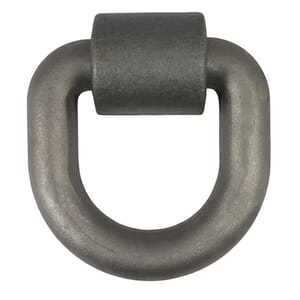 Curt 3" x 3" Weld-On Tie-Down D-Ring (15,587 lbs, Raw Steel) - 83770