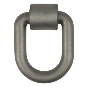 Curt 3" x 4" Weld-On Tie-Down D-Ring (15,587 lbs, Raw Steel) - 83780