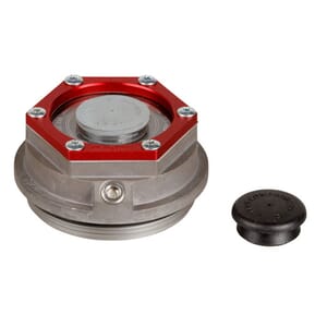 Lippert® Trailer Axle Oil and Dust Cap with Set Screw - 8,000 lbs. Clear - 85373928