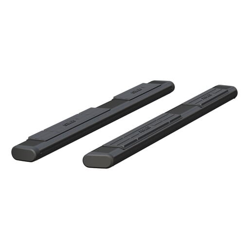 Aries 6" x 75" Black Aluminum Oval Side Bars (No Brackets) - B2875