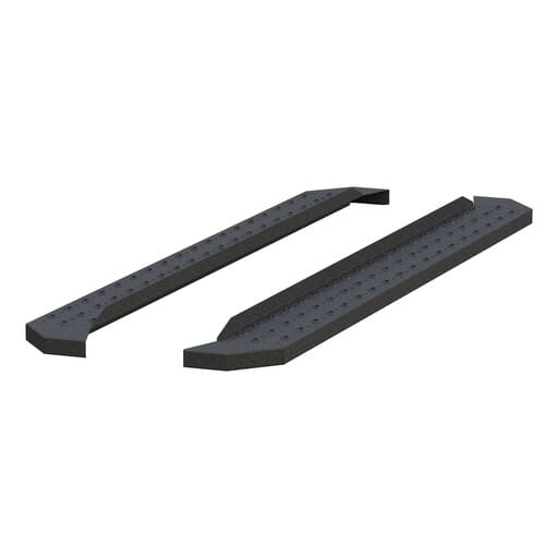 Aries RidgeStep 6-1/2" x 75" Black Steel Running Boards (No Brackets) - C2875