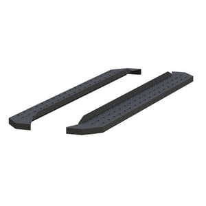 Aries RidgeStep 6-1/2" x 75" Black Steel Running Boards (No Brackets) - C2875