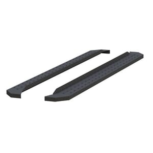 Aries RidgeStep 6-1/2" x 91" Black Steel Running Boards (No Brackets) - C2891