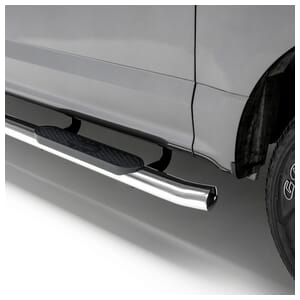 Aries 4" Polished Stainless Oval Side Bars, Select Silverado, Sierra 1500, 2500, 3500 - S224053-2