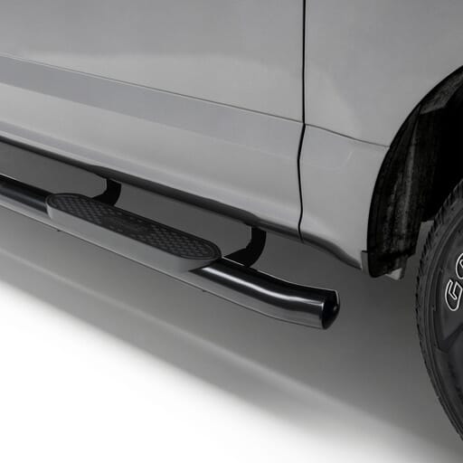 Aries 4" Black Steel Oval Side Bars, Select Dodge, Ram 1500, 2500, 3500 - S225039